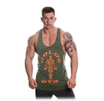 Gold's Gym GGVST003 Stringer Joe Premium - leger/oranje