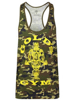 Gold's Gym GGVST051 Muscle Joe Premium Tank Camo - groen