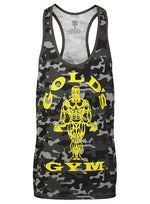 Gold's Gym GGVST051 Muscle Joe Premium Tank Camo - zwart