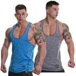Gold's Gym GGVST061 Raglan Stringer - Grijs Marlijn