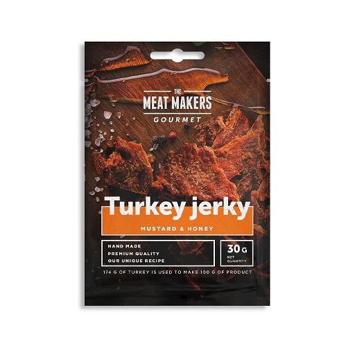 The Meat Makers Gourmet Kalkoen Jerky 15x30g