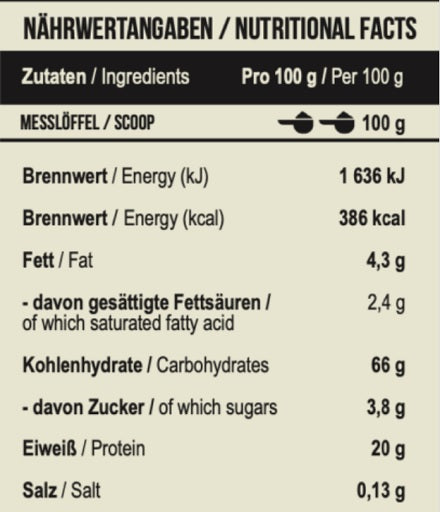 MST - Beste Mass Gainer 3000g