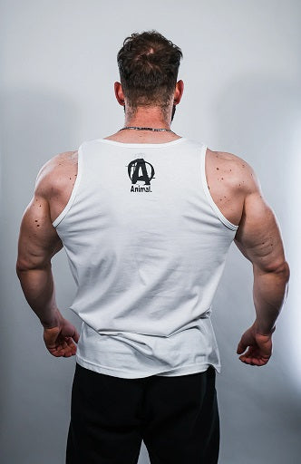 Universele Dieren Iconische Tanktop Wit