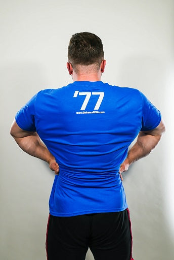 Universele Dier T-Shirt Blauw '77