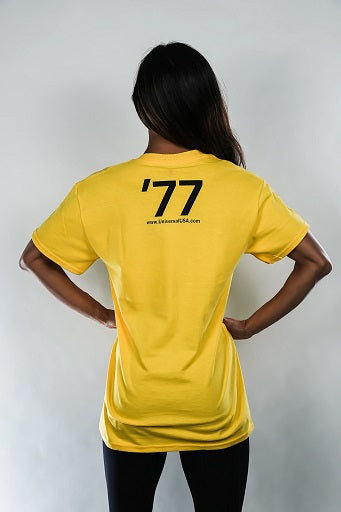 Universele Dier T-Shirt Logo Geel '77