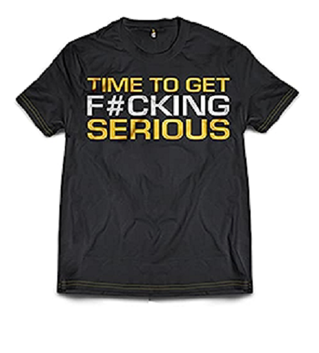 Toegewijde T-Shirt Tijd om serieus te worden