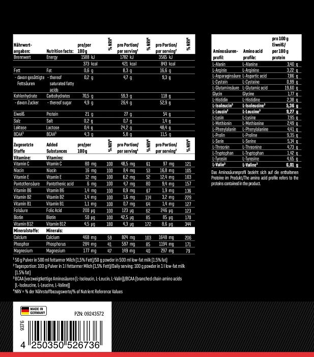 Body Attack Power Weight Gainer 4,75 kg